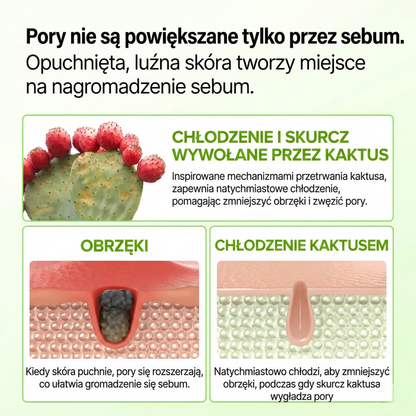 Multifunkcyjny balsam z kaktusem - Wygładzenie porów i zmarszczek, matowe wykończenie