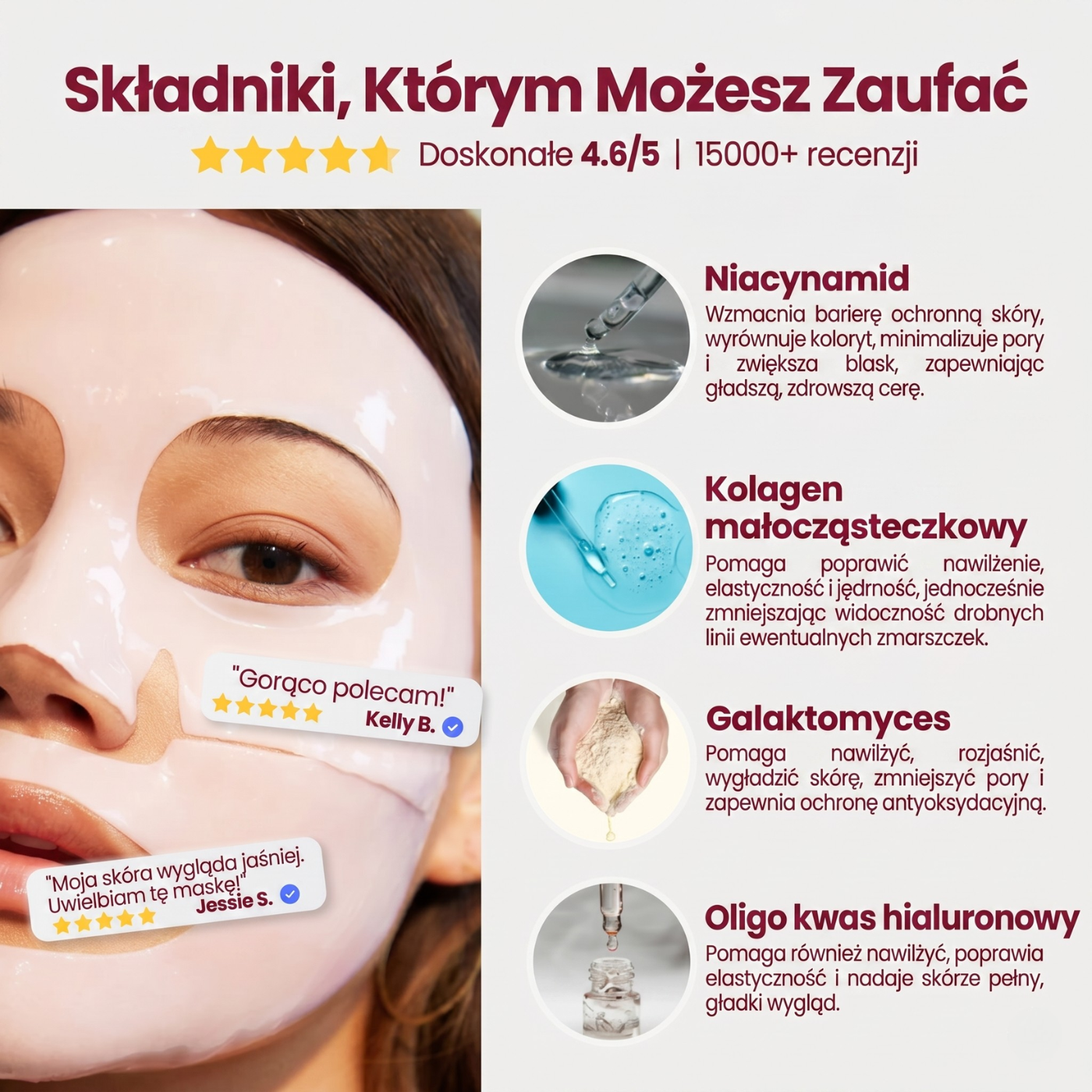 Maska Z Biokolagenem