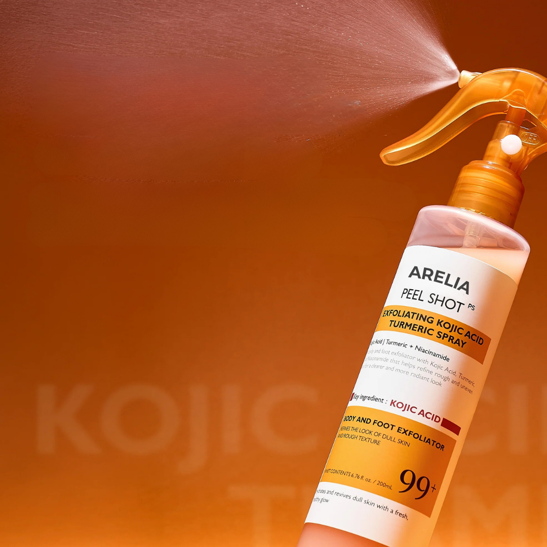 Spray z Kurkumą i Kwasem Kojowym Arelia